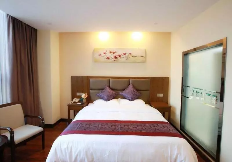 ホテル Greentree Inn Jiangsu Nantong Haimen Shanghe Plaza Express