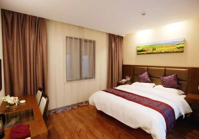 ホテル Greentree Inn Jiangsu Nantong Haimen Shanghe Plaza Express