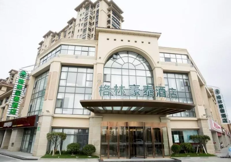 Hotelli Greentree Inn Yancheng Jianhu Oubaoliya Zunyuan Express