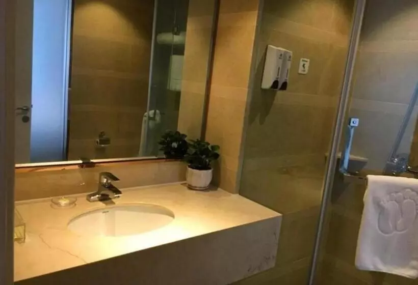Hotelli Greentree Inn Yancheng Jianhu Oubaoliya Zunyuan Express