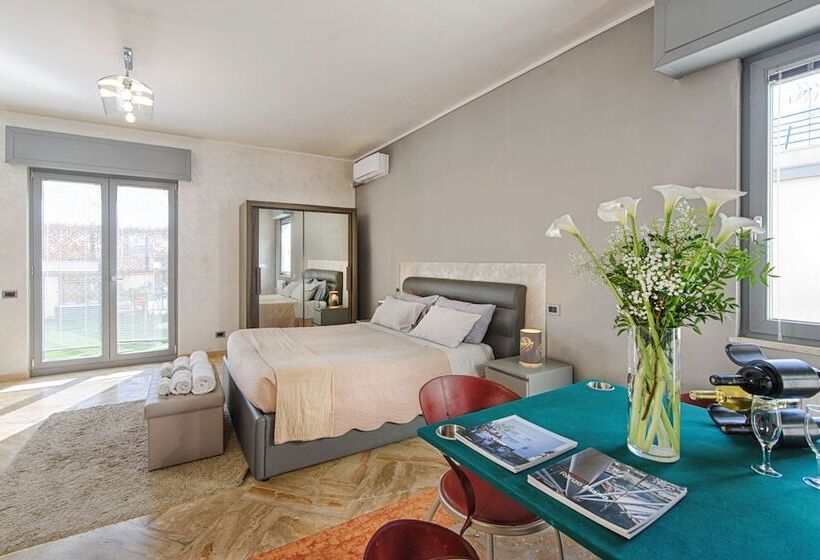 تختخواب و صبحانه Penthouse Station Luxury Apts Le Dimore