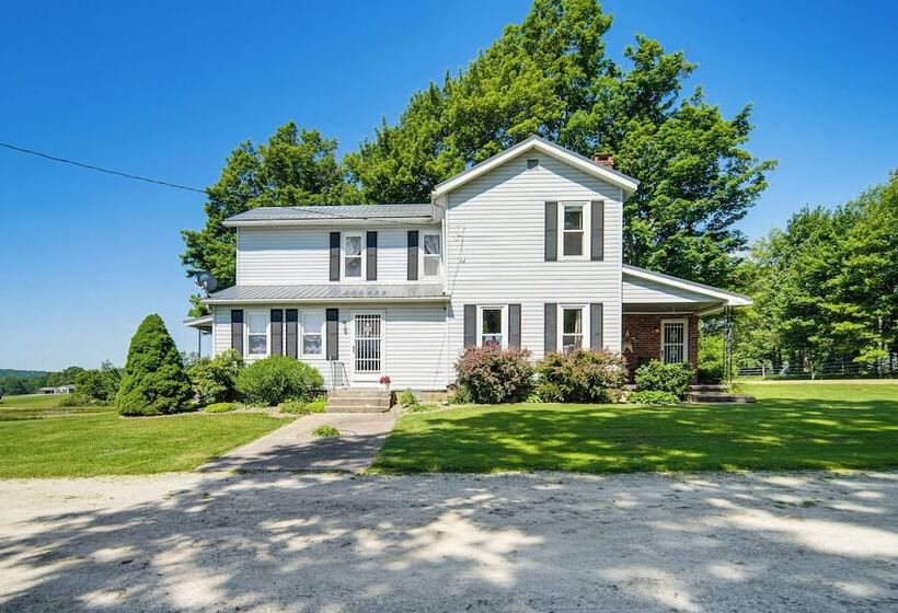 Country Home W/ Fishing Ponds Near Canadohta Lake