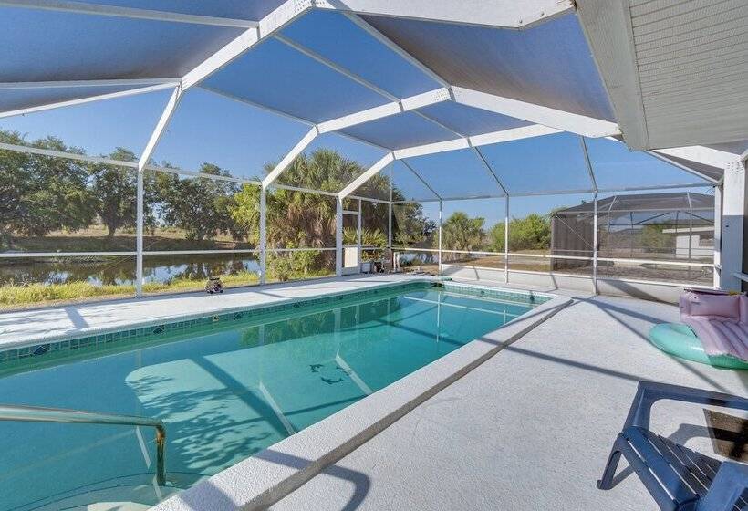 Port Charlotte Canal Front Home W/ Private Pool!