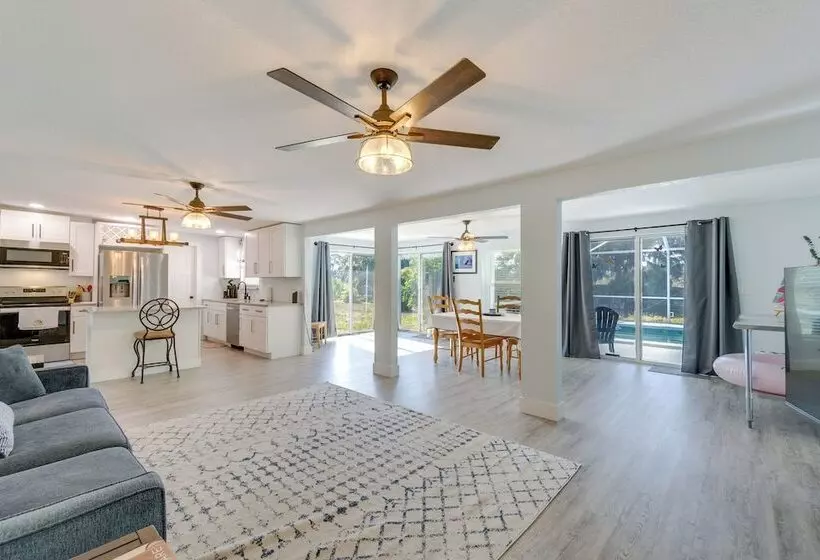 Port Charlotte Canal Front Home W/ Private Pool!