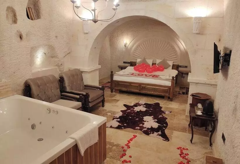 Hotelli Library Cave House