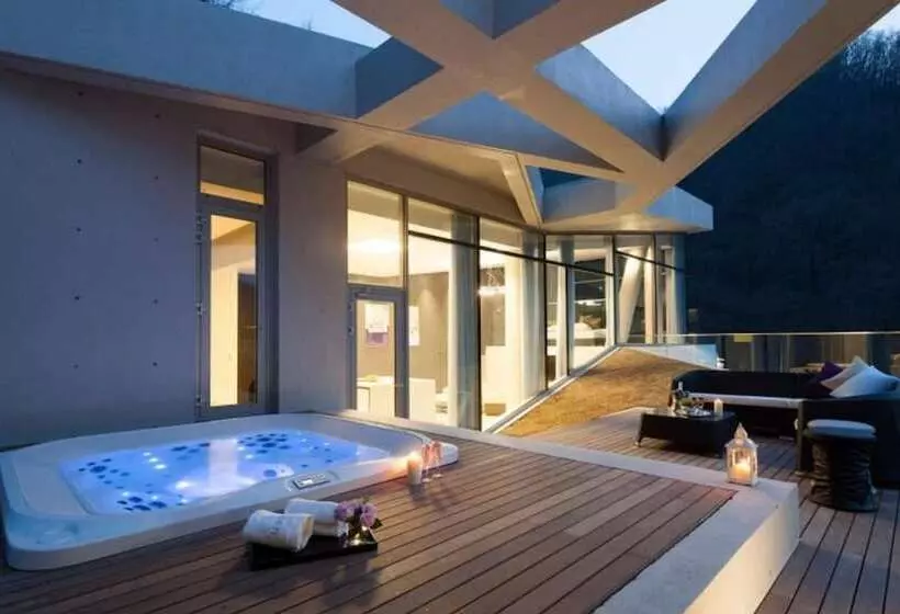 ペンション Hongcheon U Retreat Pool Villa