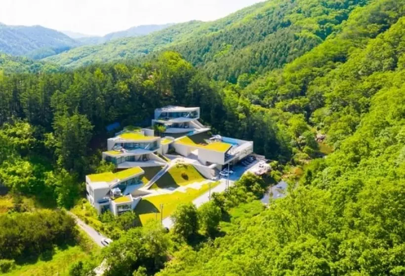ペンション Hongcheon U Retreat Pool Villa
