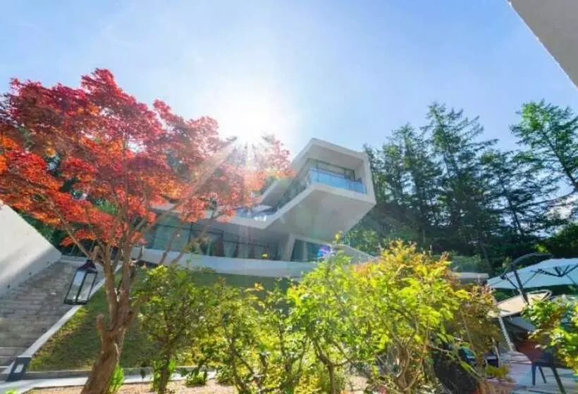 ペンション Hongcheon U Retreat Pool Villa