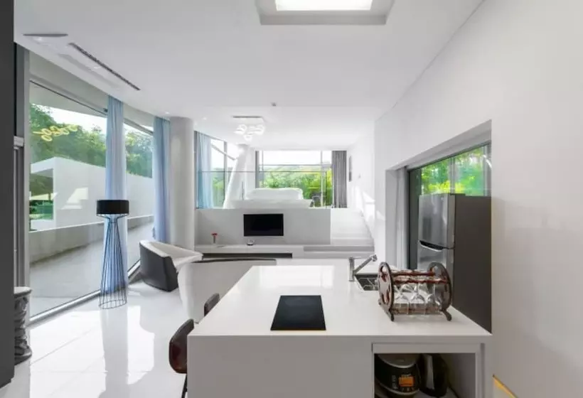 ペンション Hongcheon U Retreat Pool Villa