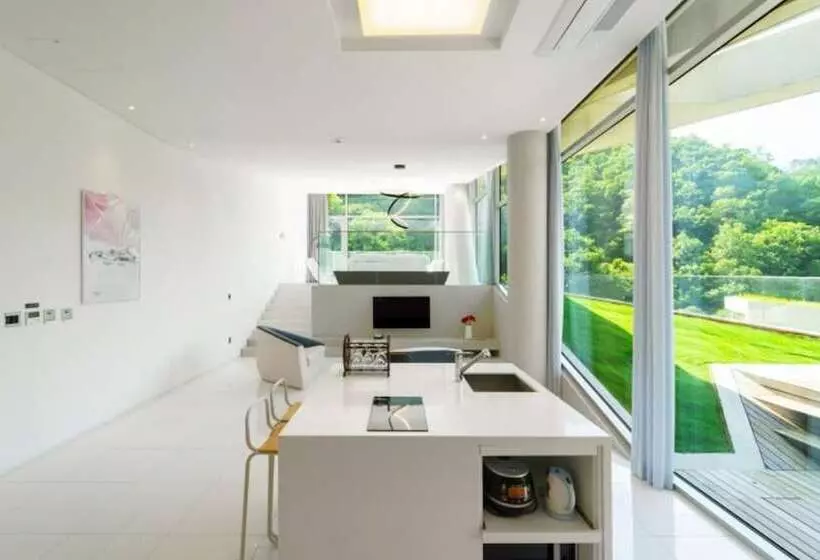 ペンション Hongcheon U Retreat Pool Villa