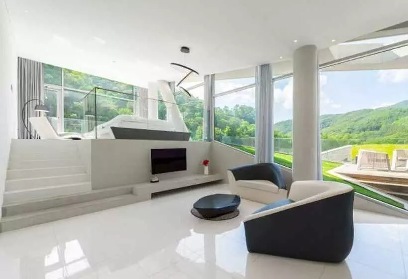 ペンション Hongcheon U Retreat Pool Villa