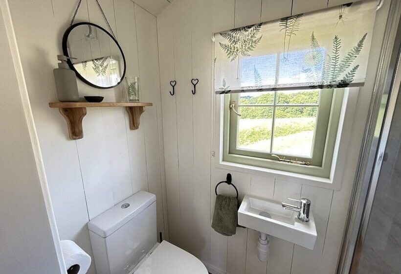 Stunning Shepherdhut/woodburner/openviews/barbeque