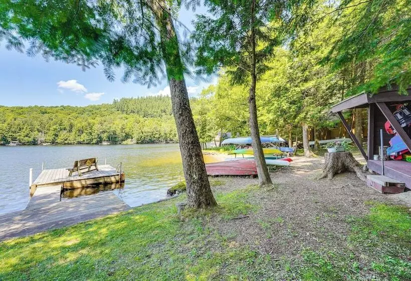 Inlet Lakefront Home: Private Dock & Beach Access!