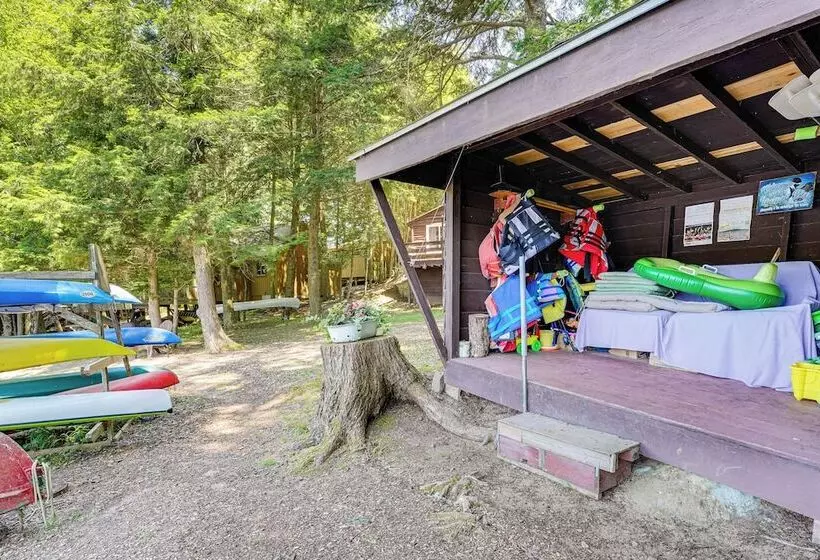 Inlet Lakefront Home: Private Dock & Beach Access!