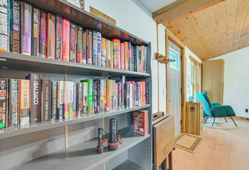 Rustic Michigan Lakeside Cabin W/ Private Dock!