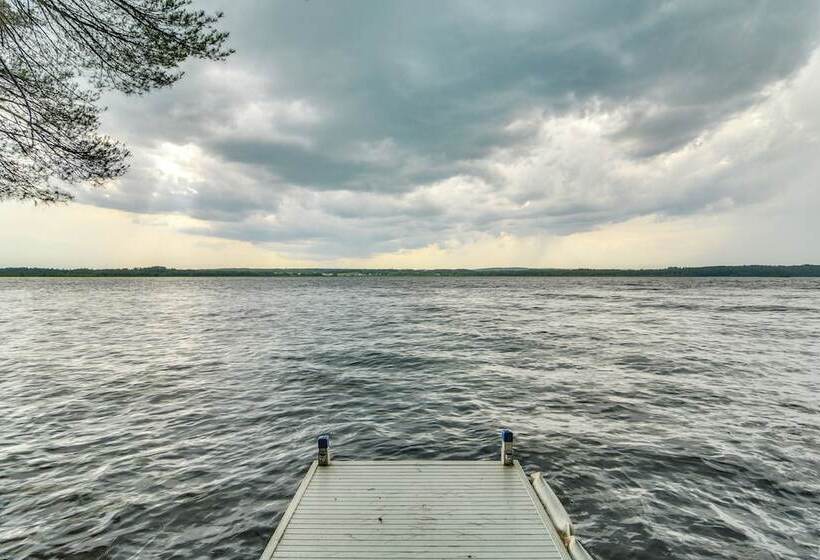 Private Dock On Messalonskee Lake: Cozy Cottage!