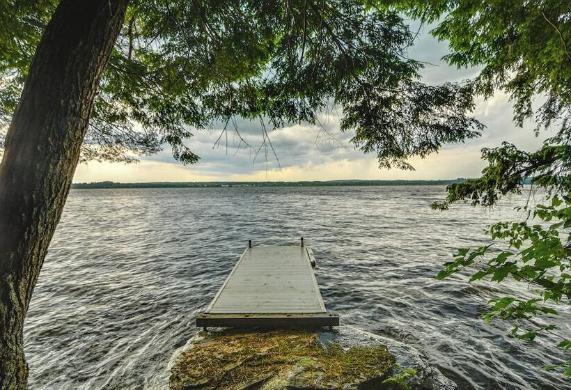Private Dock On Messalonskee Lake: Cozy Cottage!