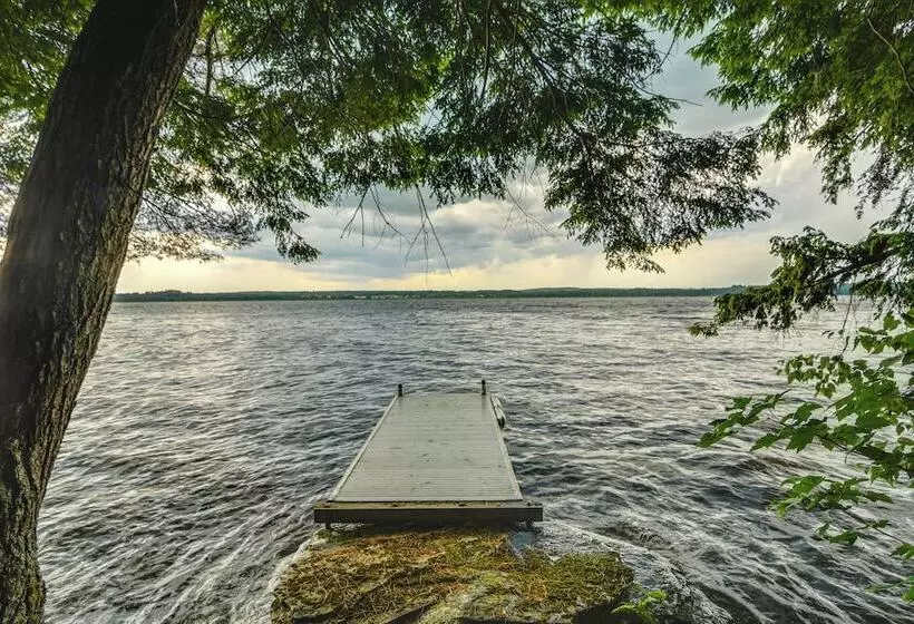 Private Dock On Messalonskee Lake: Cozy Cottage!