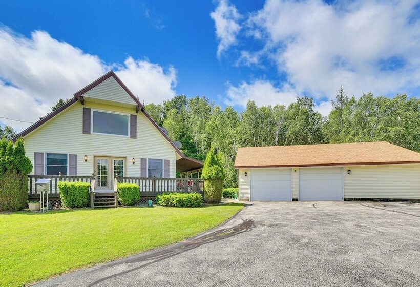 Germfask Home W/ Fire Pit, Grill & Yard Games!