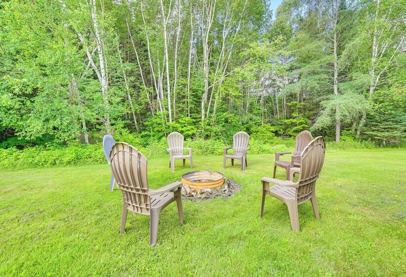 Germfask Home W/ Fire Pit, Grill & Yard Games!