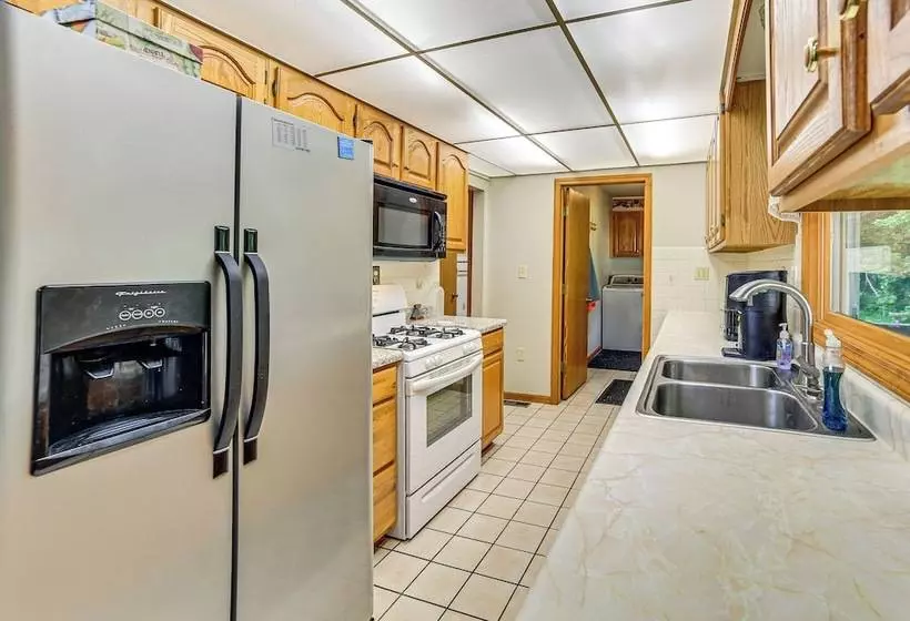 Germfask Home W/ Fire Pit, Grill & Yard Games!