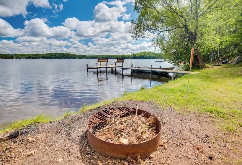 Oneida County Cabin W/ Private Dock & Rowboat!