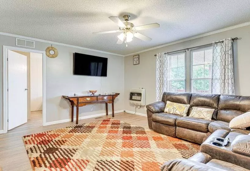 Large Yard + Fire Pit: Hot Springs Home