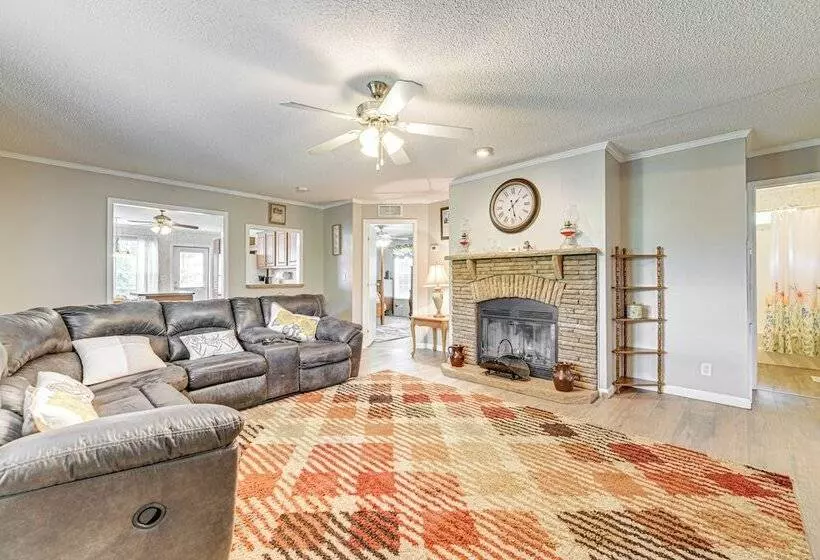 Large Yard + Fire Pit: Hot Springs Home