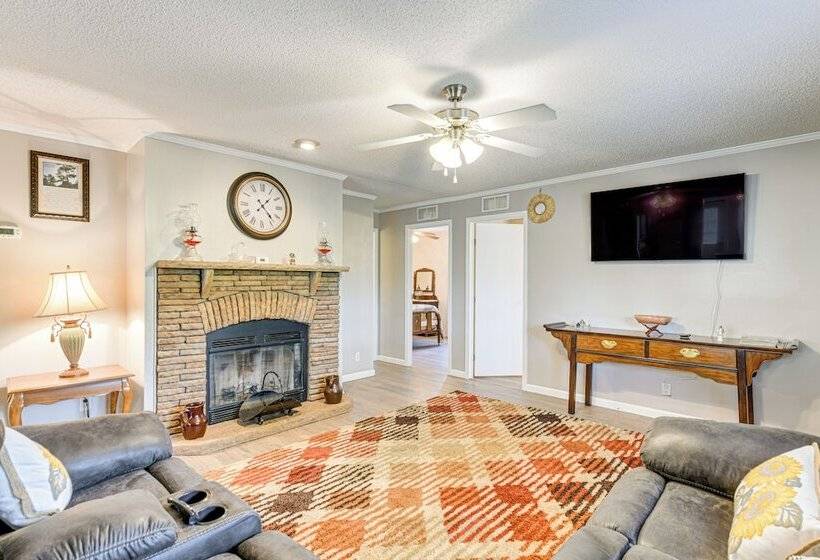 Large Yard + Fire Pit: Hot Springs Home