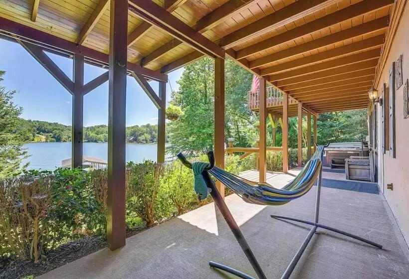 Lakefront Blairsville House W/ Game Room & Hot Tub