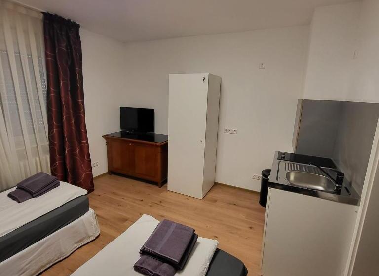 ペンション Frankenthal City Apartment Mit Eigene Bad Und Kochmöglichkeit