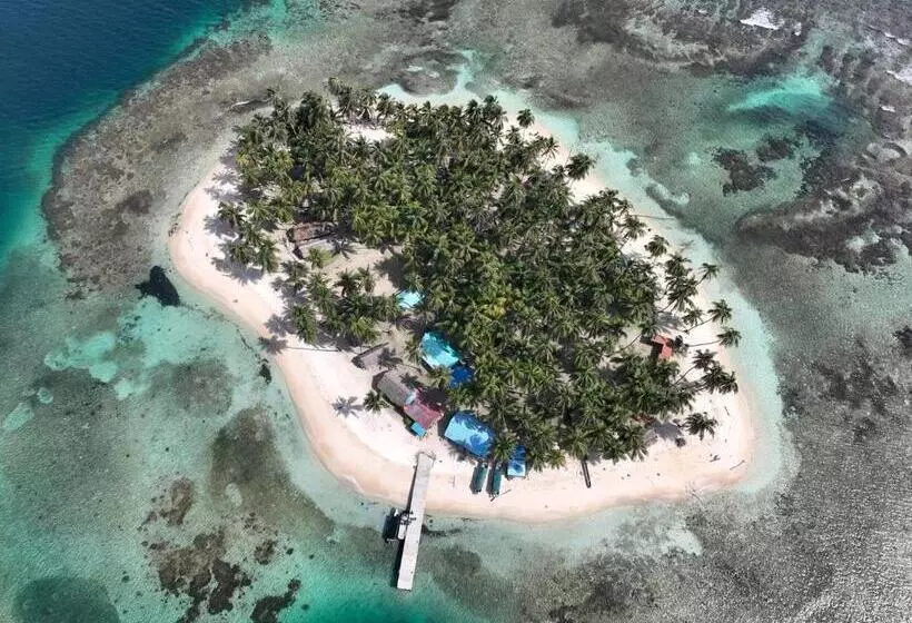 Isla Guarsidub San Blas Cabaña Sobre El Mar