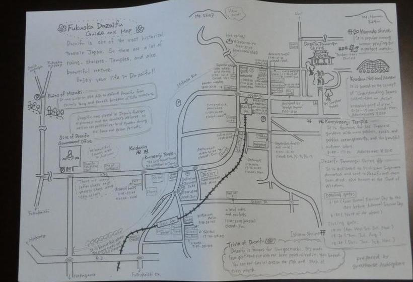 فندق صغير Guesthouse Asobigokoro Fukuokadazaifu