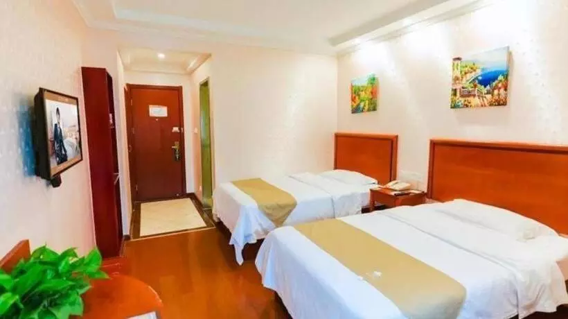 Hotelli Greentree Inn Zhejiang Shaoxing Paojiang Industrial Park Tanggong Road Business