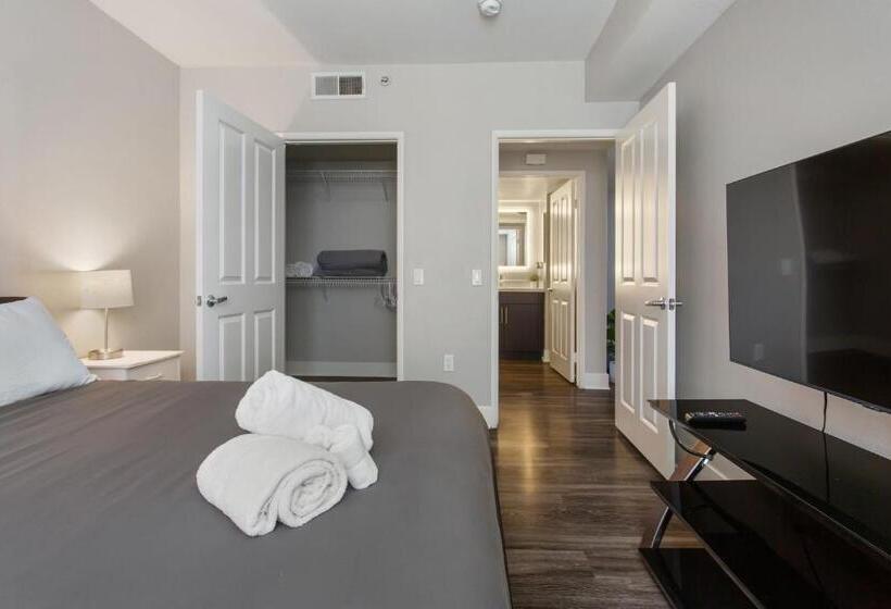 מלון כמוסות Santa Monica 2bedrooms Pool&gym&free Parking