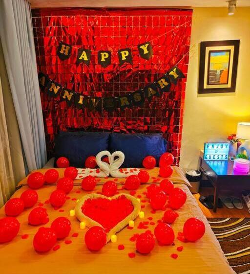 تختخواب و صبحانه Cozy Hotel Room With Bath Tub And Free Pool Access