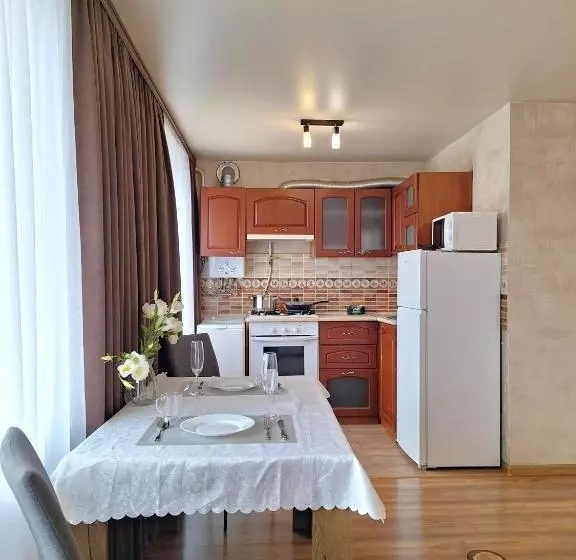 двокімнатна квартира навпроти театру гоголя у центрі полтави мережа Alexapartments документи для від