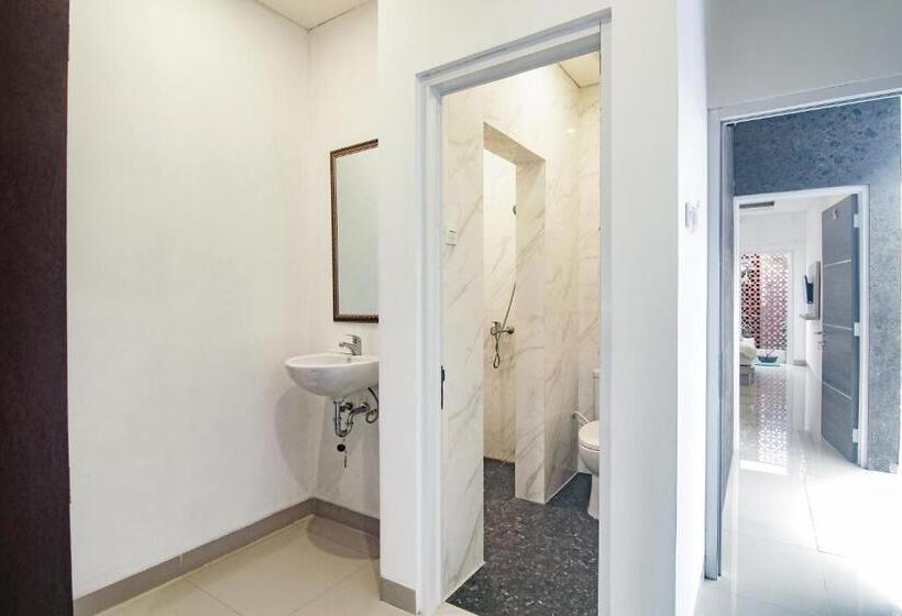 膳宿费 White Blue House Private Room, Shared Pool And Kitchen 4