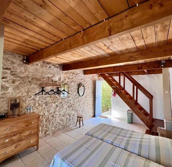 Пансион Chambre D Hôte Lavande Lit King Size Double Lits Jumeaux Salle De Bain Et Terrasse Privatives