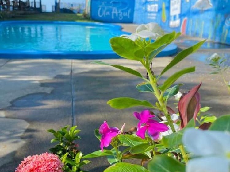 پانسیون Room In Bb Beach Hotel Room For 6 P Pool Breakfast And Fan