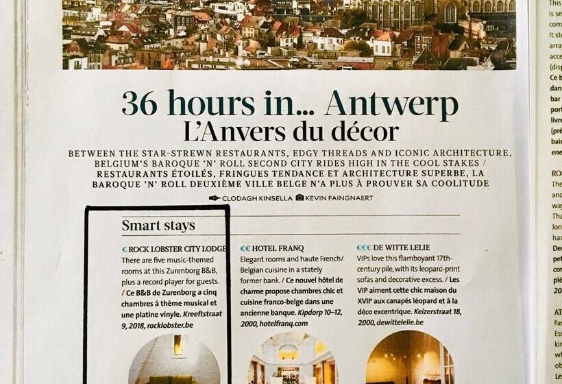 تختخواب و صبحانه Rock Lobster City Lodge