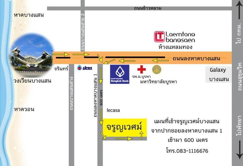 בית מלון כפרי Jaroonwej Bangsaen