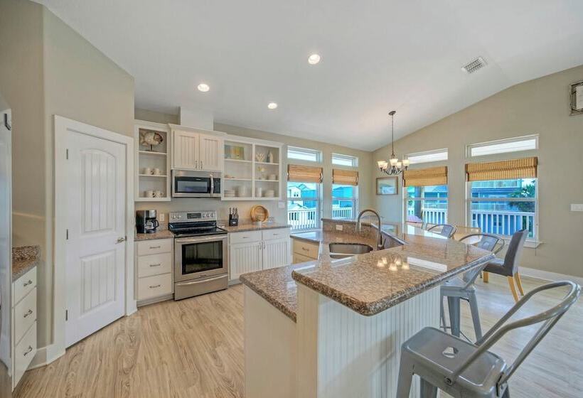 Steps To The Beach, Balcony W/ Ocean View Golf Cart Zone Casa Rosada
