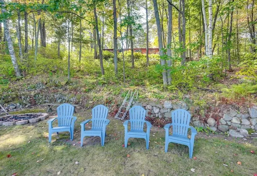 Rhinelander Chain Of Lakes Home W/ River Dock!