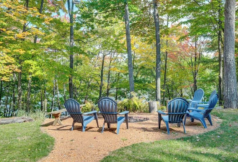 Rhinelander Chain Of Lakes Home W/ River Dock!