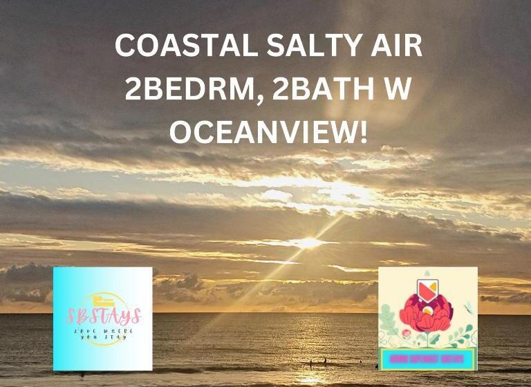 Coastal Salty Air 2bedrm 2bath W Ocean Views!