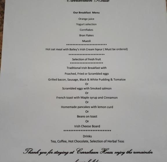 مبيت وإفطار Carrabaun House