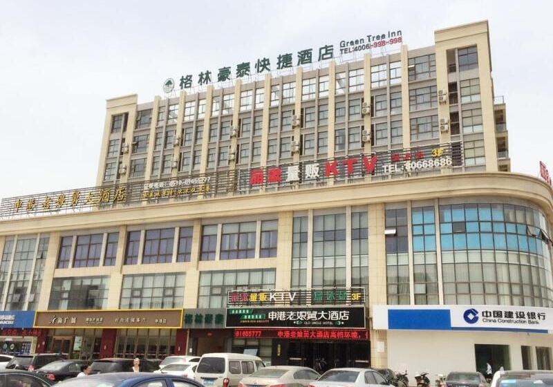 Отель Greentree Inn Jiangsu Wuxi Jiangyin Lingang New City Shengang Express