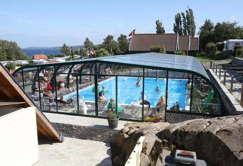 リゾートホテル Sandkaas Family Camping & Cottages