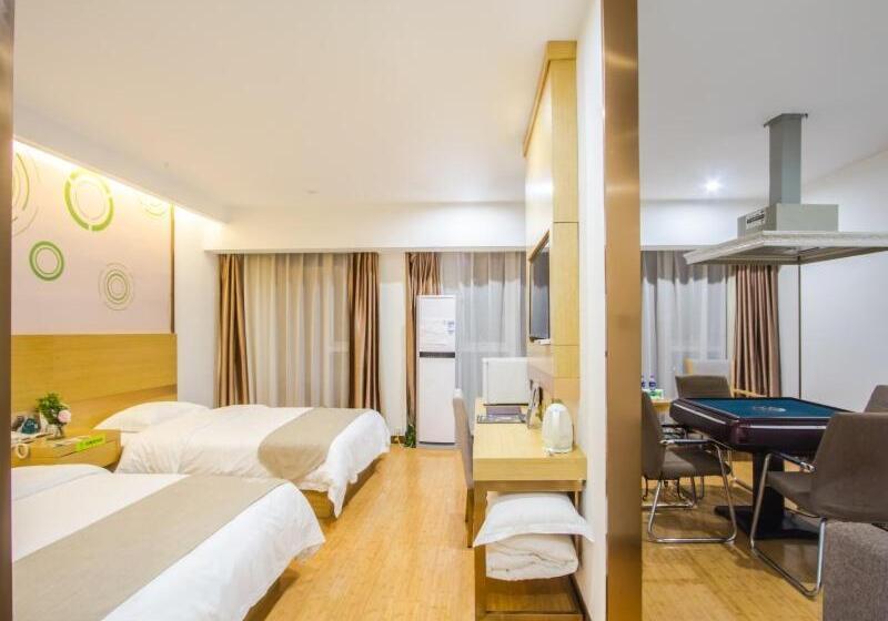 בית מלון כפרי Greentree Inn Xingxincheng Town Jiayuan Central Plaza Business